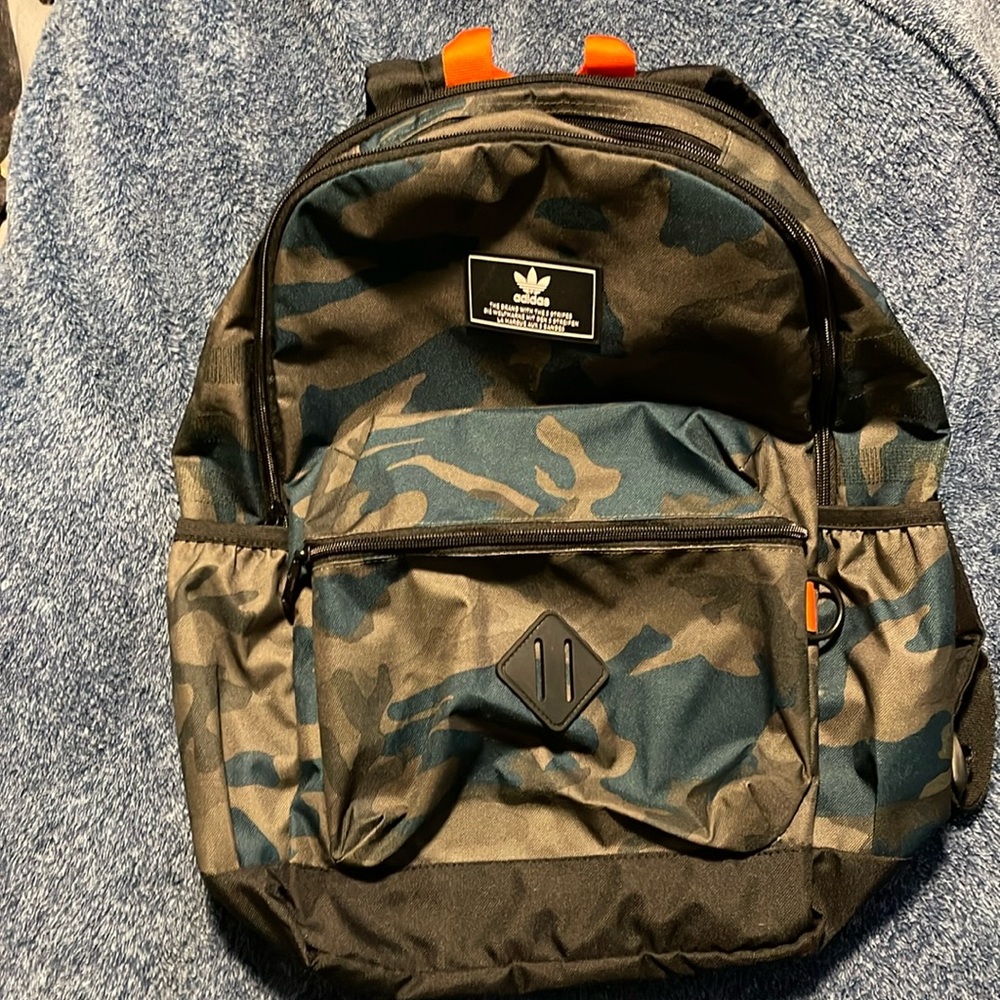adidas Originals National 3 Unisex Training Backpack, 981958 Camouflage/O GC1196